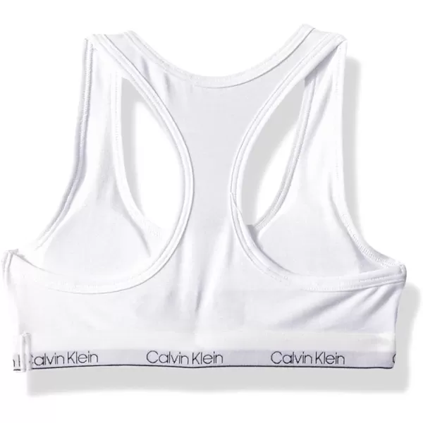 Calvin Klein Girls Big Modern Cotton Molded BraletteClassic White