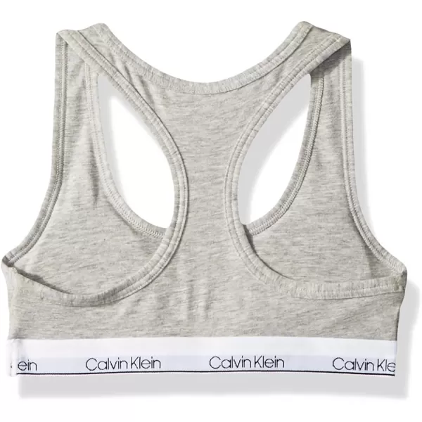 Calvin Klein Girls Big Modern Cotton Molded BraletteHeather Grey