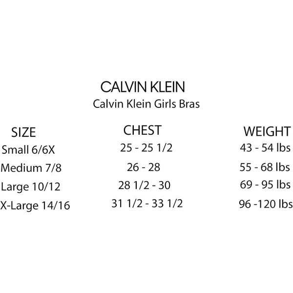 Calvin Klein Girls Cotton Training Bra Bralette with Adjustable Straps 2 PackLilac