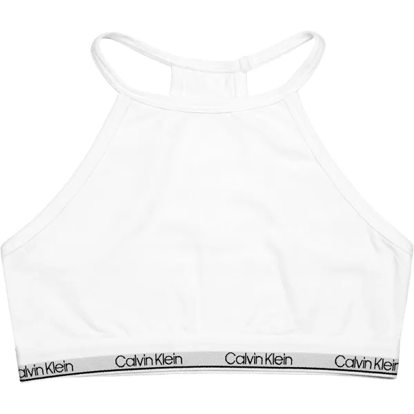 Calvin Klein Girls Cotton Training Bra Bralette with Adjustable Straps 2 PackLilac