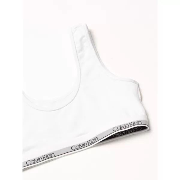 Calvin Klein Girls Little Kids Modern Cotton Bralette 2 PackBlack with Logo White LargeCalvin Klein Girls Little Kids Modern Cotton Bralette 2 PackBlack with Logo White Large