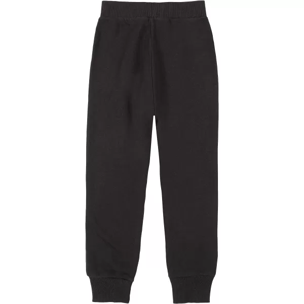 Calvin Klein Girls Logo Sweatpants Fleece Joggers with Ribbed Cuffs amp WaistbandBlack Monogram