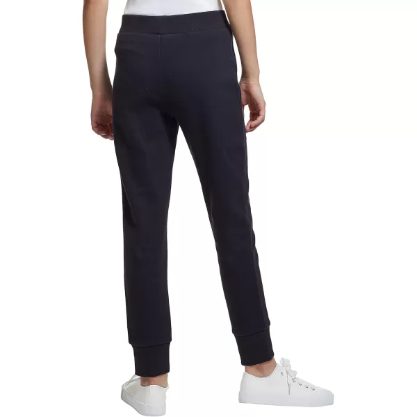 Calvin Klein Girls Logo Sweatpants Fleece Joggers with Ribbed Cuffs amp WaistbandBlack Monogram