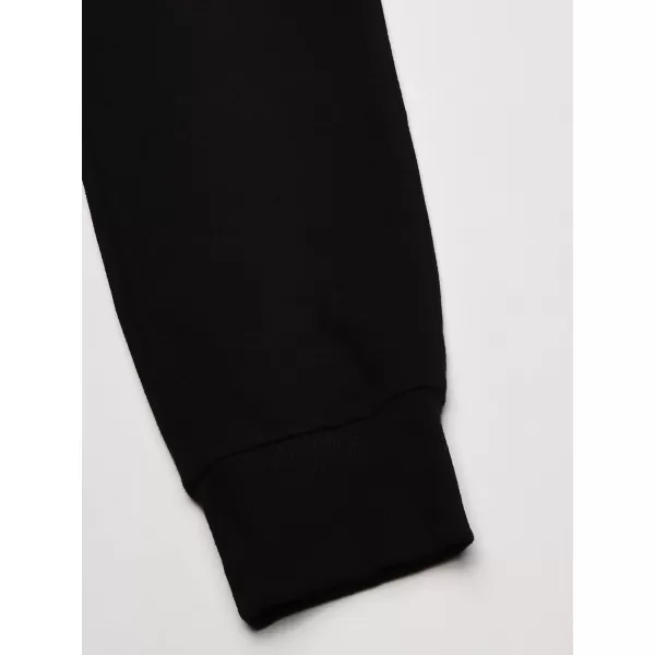 Calvin Klein Girls Logo Sweatpants Fleece Joggers with Ribbed Cuffs amp WaistbandBlack Vertical