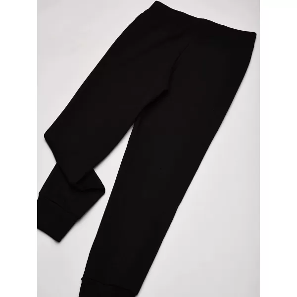 Calvin Klein Girls Logo Sweatpants Fleece Joggers with Ribbed Cuffs amp WaistbandBlack Vertical