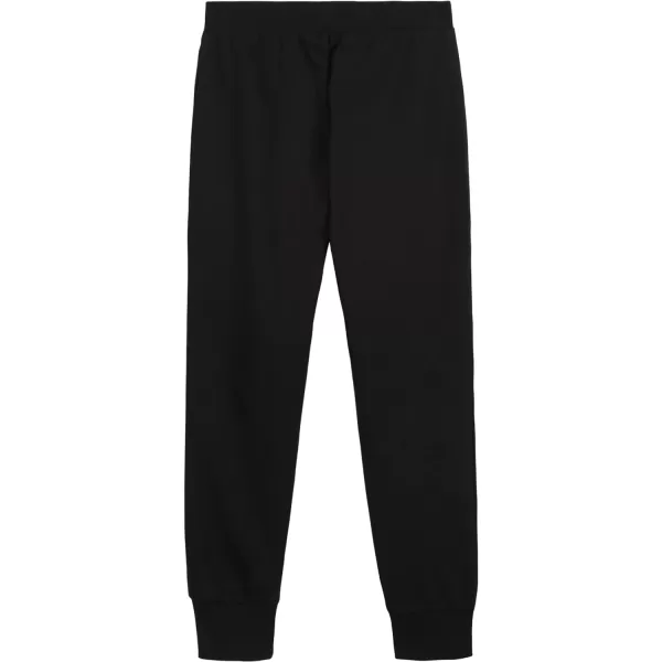 Calvin Klein Girls Logo Sweatpants Fleece Joggers with Ribbed Cuffs amp WaistbandBlack Vertical