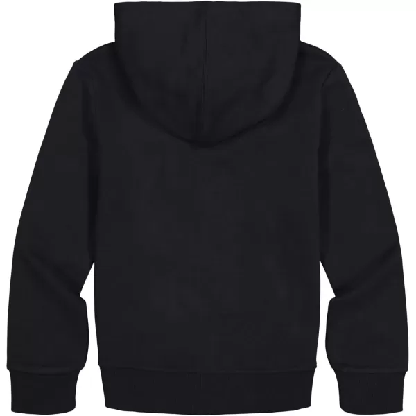 Calvin Klein Girls Logo Sweatshirt Fleece Hoodie with FullZip Front amp Functional PocketsAnthracite Monogram