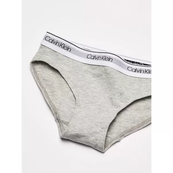 Calvin Klein Girls Modern Cotton 2 Pack Bikini3 Pack  Sachet Pink Classic White Heather Grey