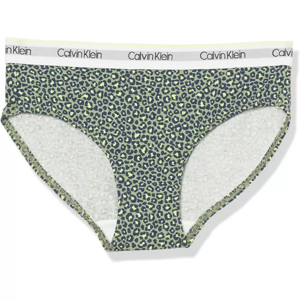 Calvin Klein Girls Modern Cotton 2 Pack Bikini3 PackpioClassic WhiteSym