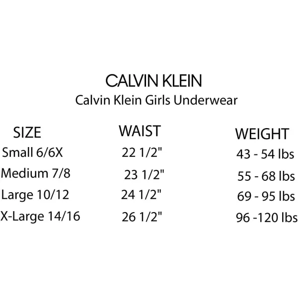 Calvin Klein Girls Modern Cotton 2 Pack BikiniRib 2 Pack  Ck Navy Stripe Classic White