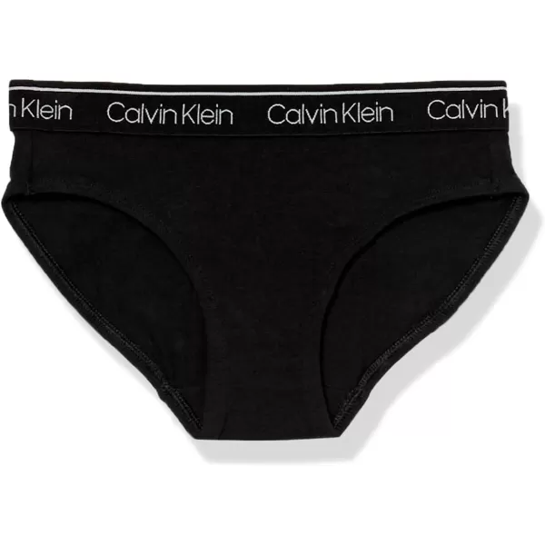 Calvin Klein Girls Modern Cotton Bikini Panty Underwear 3PackHgWhtBlk