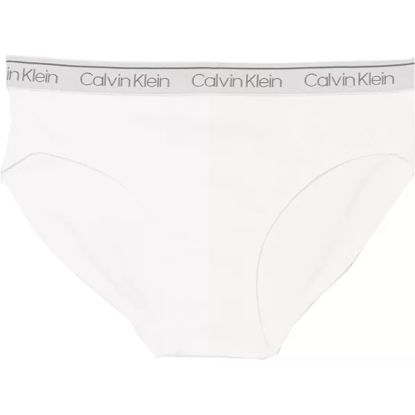 Calvin Klein Girls Modern Cotton Bikini Panty Underwear 3PackNvstrEmpryWhite