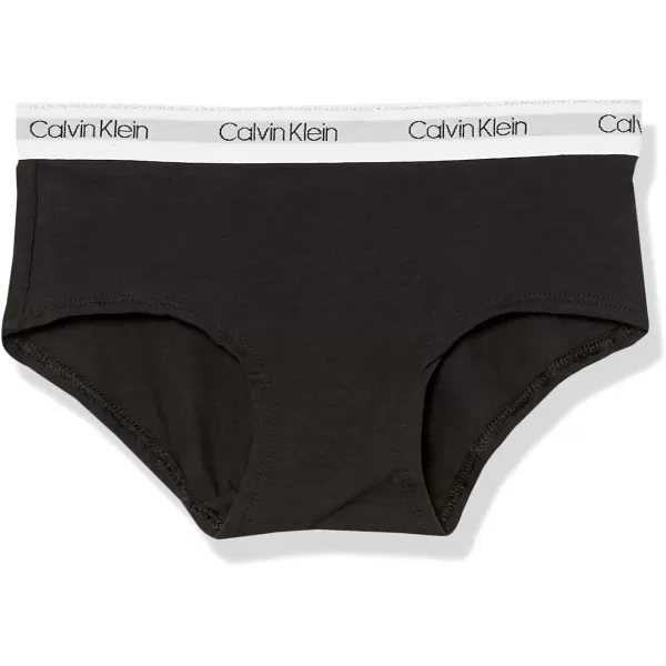 Calvin Klein Girls Modern Cotton Hipster UnderwearHeather GreyRed BuffaloBlack