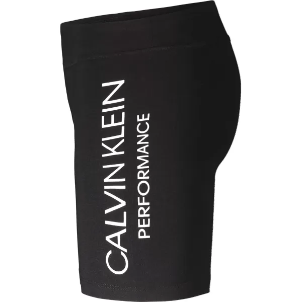 Calvin Klein Girls Performance Bike Shorts Soft amp Stretchy with Flat Waistband amp Snug FitBlack Bike