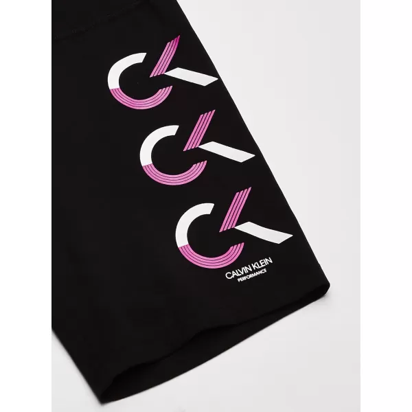 Calvin Klein Girls Performance Bike Shorts Soft amp Stretchy with Flat Waistband amp Snug FitBlack Ck