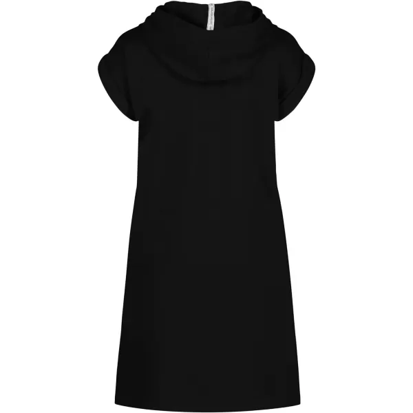 Calvin Klein Girls Performance Logo Sweatshirt Dress Fleece Hoodie with Long Or Short SleevesBlack 936