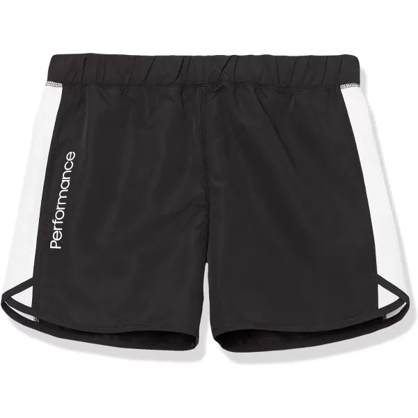 Calvin Klein Girls Performance Running Shorts QuickDrying Mesh Elastic Waistband amp Pullon StyleBlack Tulip