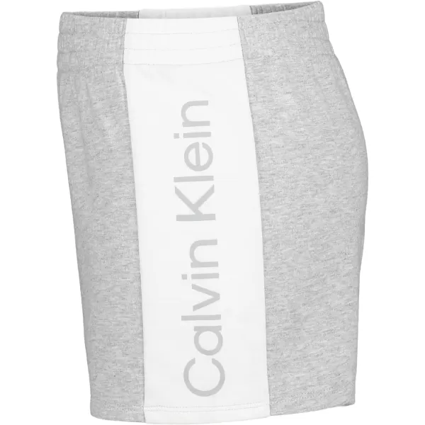 Calvin Klein Girls Performance Running Shorts QuickDrying Mesh Elastic Waistband amp Pullon StyleGrey Colorblock