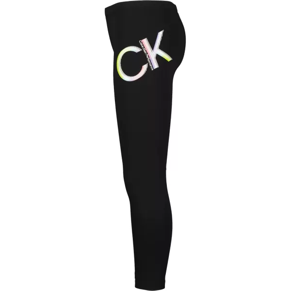 Calvin Klein Girls Performance Stretch Legacy LeggingBlack Solar