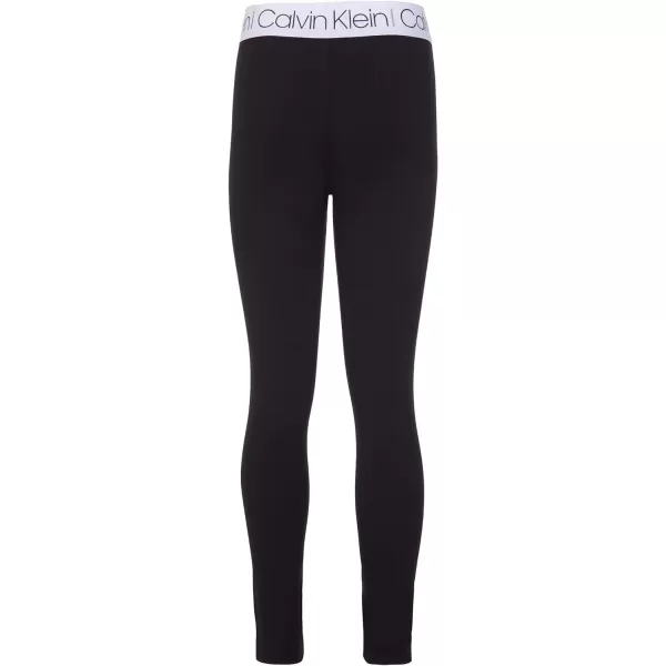 Calvin Klein Girls Performance Stretch Legacy LeggingBlack Tape