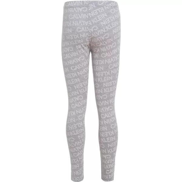 Calvin Klein Girls Performance Stretch Legacy LeggingGrey Explode