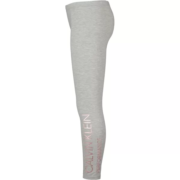 Calvin Klein Girls Performance Stretch Legacy LeggingGrey Shine