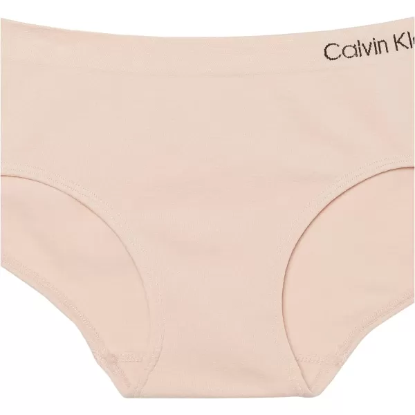 Calvin Klein Girls Seamless Hipster 2 PackBuffbeiBlackcoffee