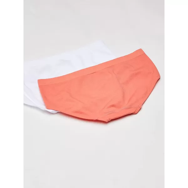 Calvin Klein Girls Seamless Hipster Pack of 2Chalk WhitePink