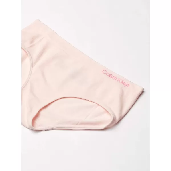 Calvin Klein Girls Seamless Hipster Pack of 2GreyCrystal Pink