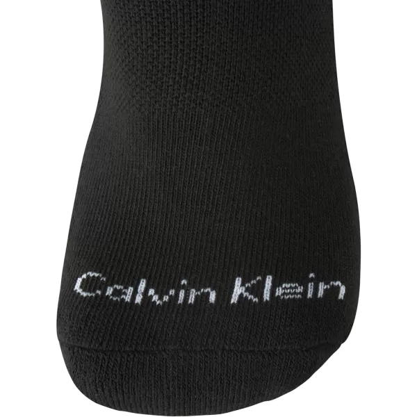 Calvin Klein Girls Socks  Cushion No Show Ankle Socks 6 PackBlack