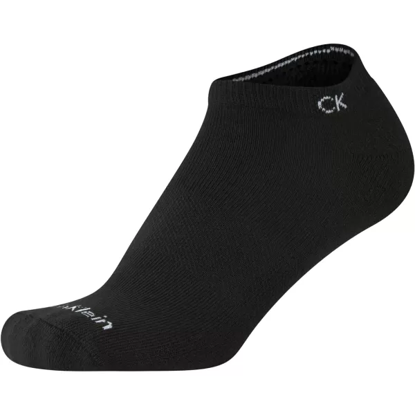 Calvin Klein Girls Socks  Cushion No Show Ankle Socks 6 PackBlack