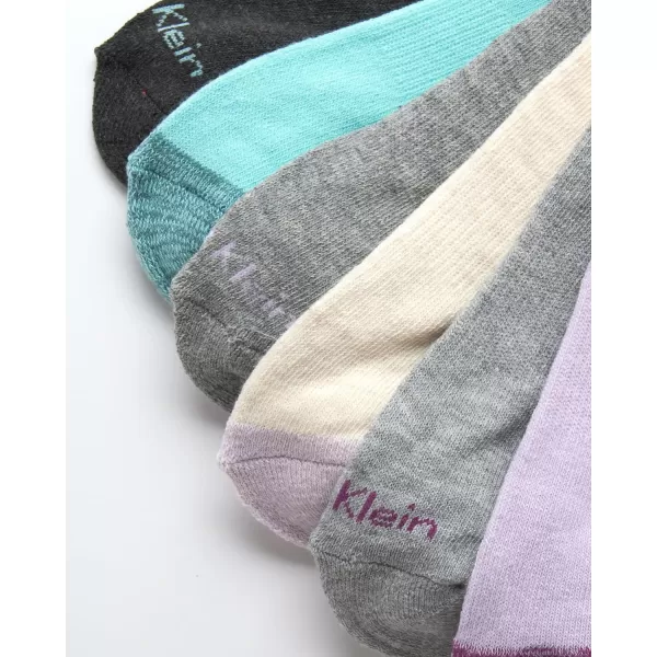 Calvin Klein Girls Socks  Cushion No Show Ankle Socks 6 PackLavender