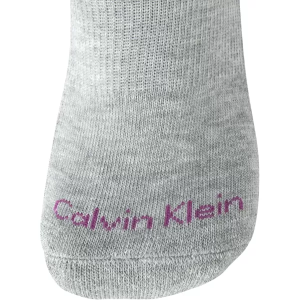 Calvin Klein Girls Socks  Cushion No Show Ankle Socks 6 PackLavender