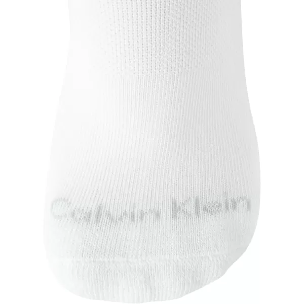 Calvin Klein Girls Socks  Cushion No Show Ankle Socks 6 PackWhite