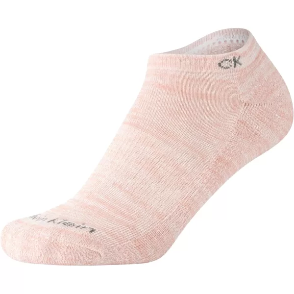 Calvin Klein Girls Socks  Cushion No Show Ankle Socks 6 PackWhite Multi