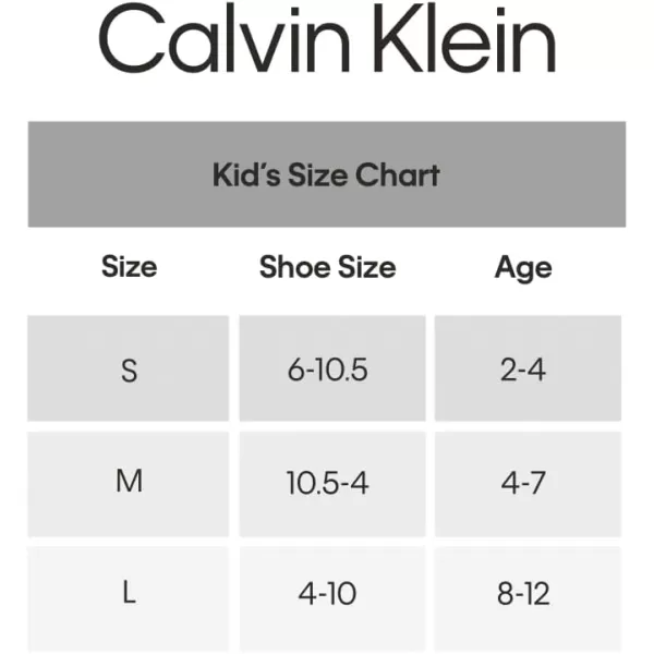 Calvin Klein Girls Socks  Cushion Quarter Cut Ankle Socks 6 PackWhite Multi