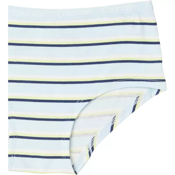 Calvin Klein Girls Underwear Cotton Hipster Panties 6 PackStripe Pack