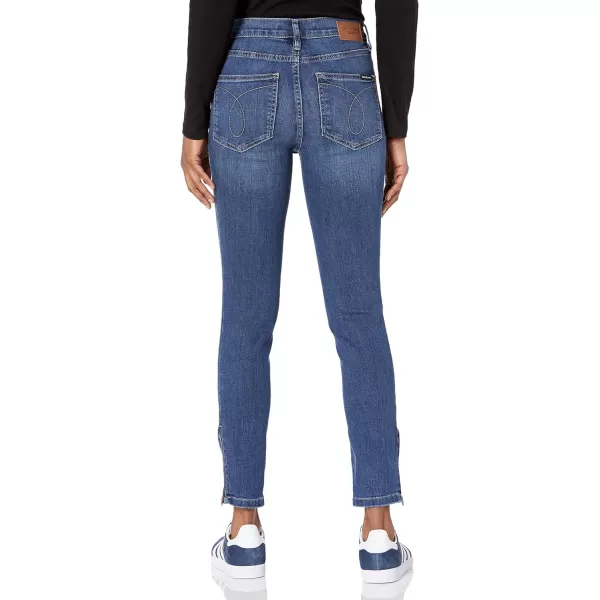Calvin Klein Jeans Womens Mid Rise Skinny Ankle DenimMalibu