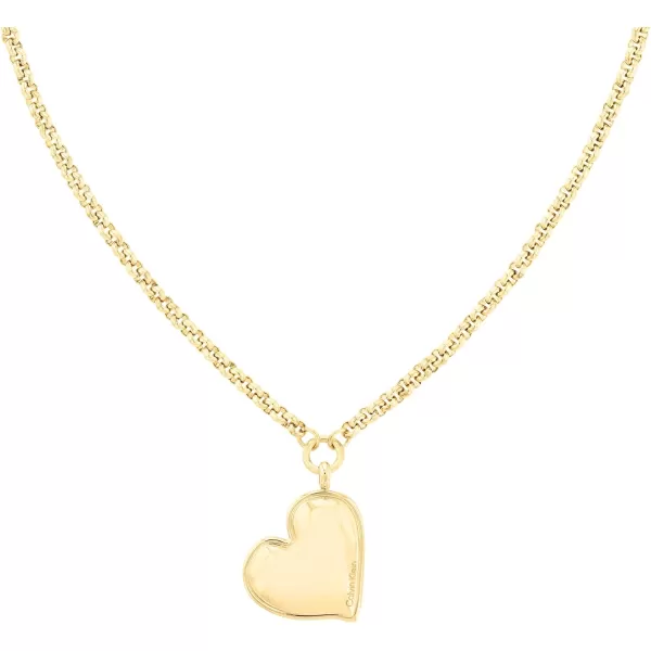 Calvin Klein Jewelry Womens ChainYellow Gold Necklace