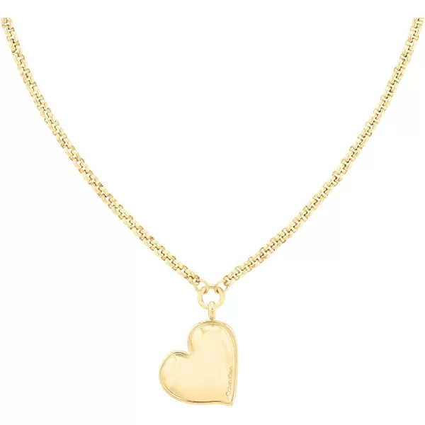 Calvin Klein Jewelry Womens ChainYellow Gold Necklace