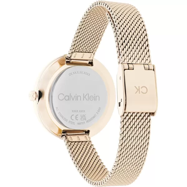 Calvin Klein Ladies Timeless Beauty Watch CollectionCarnation Gold