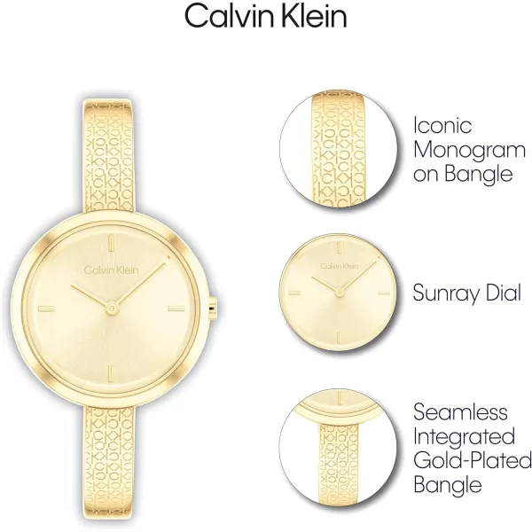 Calvin Klein Ladies Timeless Beauty Watch CollectionChampagne