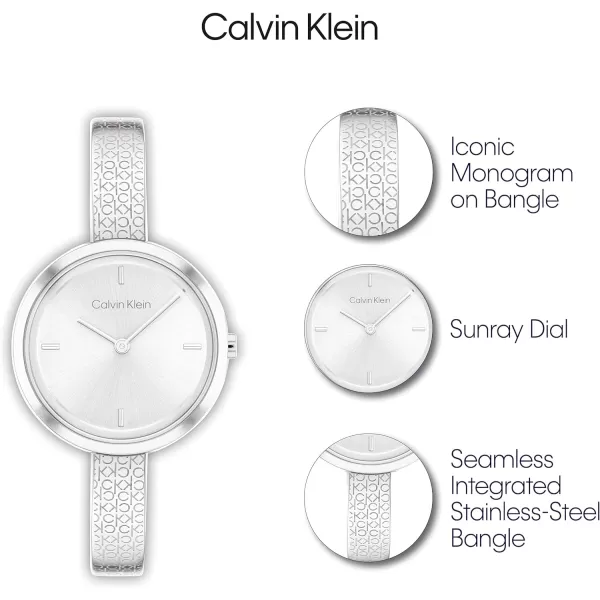 Calvin Klein Ladies Timeless Beauty Watch CollectionSilver