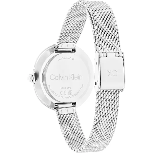 Calvin Klein Ladies Timeless Beauty Watch CollectionSilver White