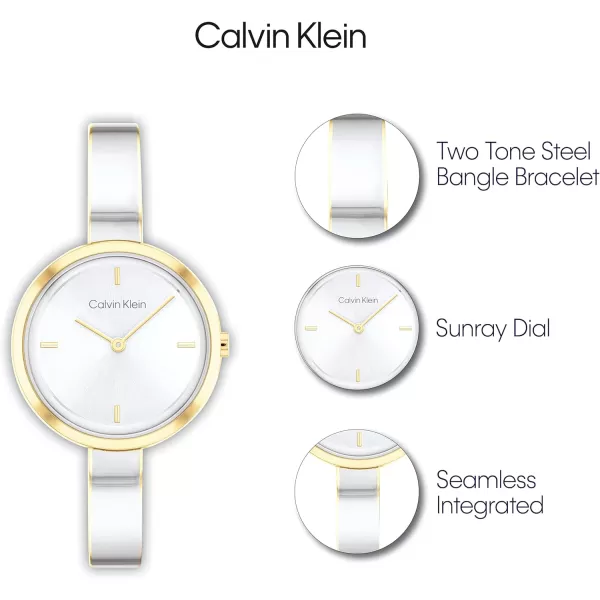 Calvin Klein Ladies Timeless Beauty Watch CollectionTwo Tone