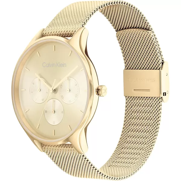 Calvin Klein Ladies Timepieces Grace and StyleGold MultiFunction