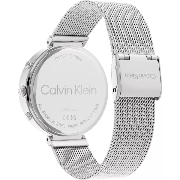 Calvin Klein Ladies Watch Selection Radiant MinimalismBlushSilver Multifunction