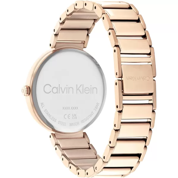 Calvin Klein Ladies Watch Selection Radiant MinimalismRose Gold TwoHand