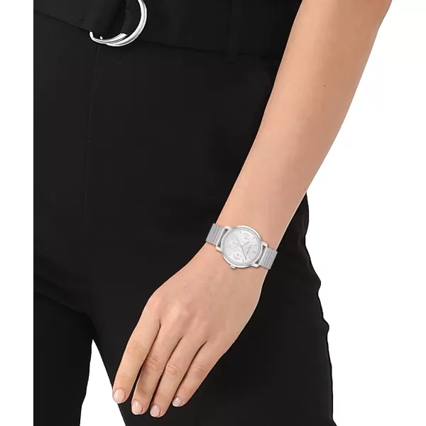 Calvin Klein Ladies Watch Selection Radiant MinimalismSilver ThreeHand