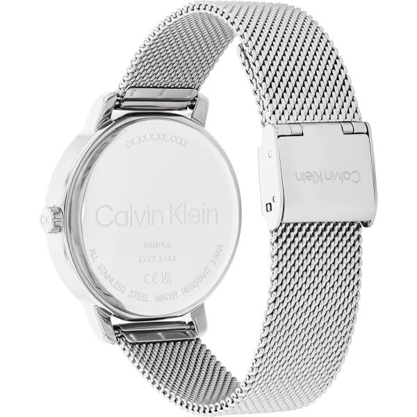 Calvin Klein Ladies Watch Selection Radiant MinimalismSilver ThreeHand